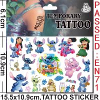 Лило и Стич lilo stitch Tattoo татос татуировка временна детска, снимка 1 - Други - 41599972