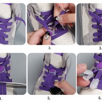 плоски ластични връзки за обувки ваиант 2, снимка 6 - Други - 41937933