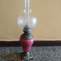 стара газена /газова/ лампа за декорация, снимка 1 - Антикварни и старинни предмети - 40760574