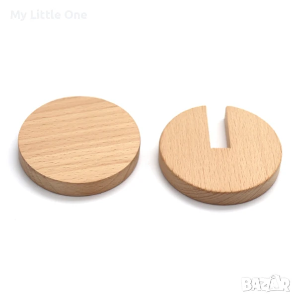 Монтесори дървени дискове, снимка 1
