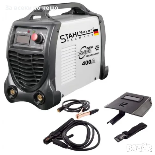 Инверторен електрожен с дисплей 400А StahlMayer, снимка 1