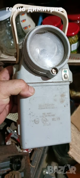 Стар миньорски фенер, снимка 1