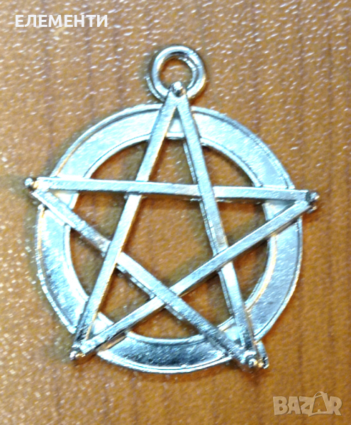 Метален Елемент - ПЕНТАГРАМ, снимка 1