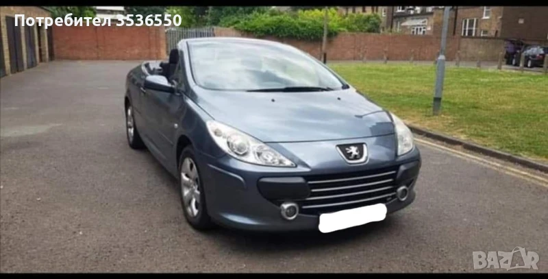 Peugeot 307cc 2.0L кабрио , снимка 1