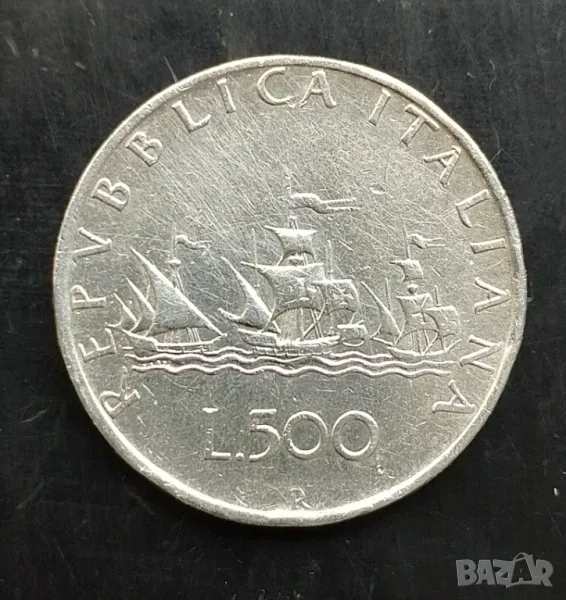 500 лири 1960 сребро , снимка 1