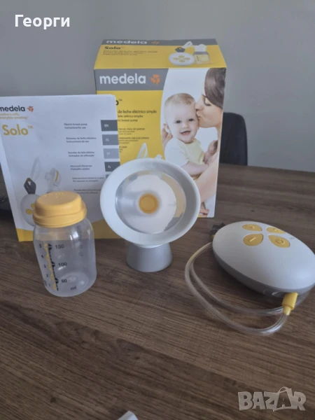 SOLO ДВУФАЗНА ЕЛЕКТРИЧЕСКА ПОМПА за кърма MEDELA с остатъчна гаранция, снимка 1