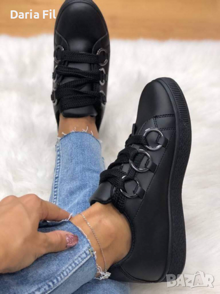 Черни равни и меки обувки, снимка 1