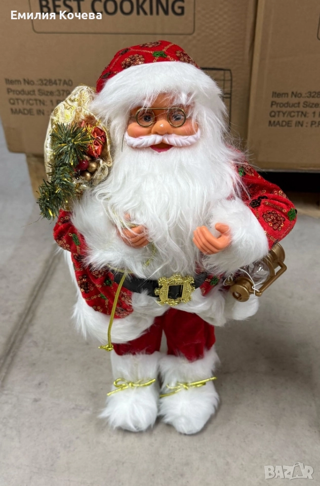 Коледна фигура Дядо Коледа – създай празнично настроение у дома!, снимка 1