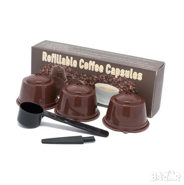 Многократни Кафе Капсули за Dolce Gusto, 3бр|Genio, Esperta, Piccolo, Mini Me, Circolo, Infinissima!, снимка 1