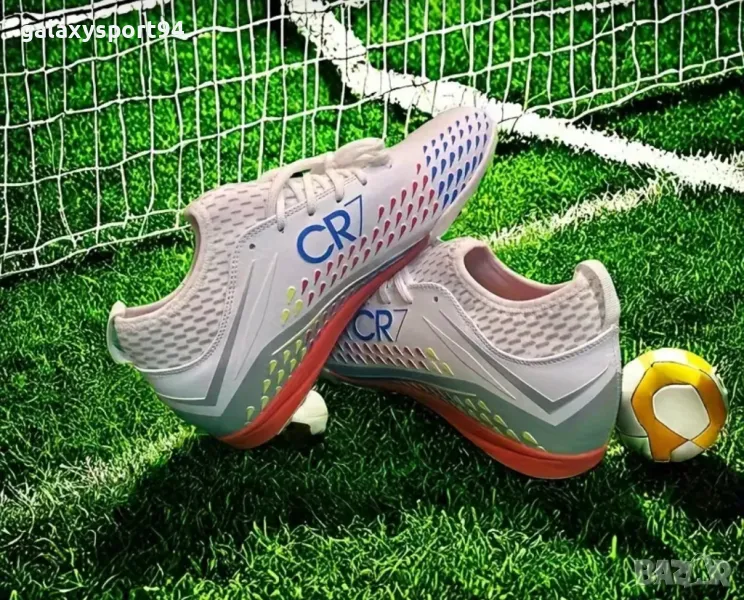 CR7 Спортни футболни Маратонки Бял цвят Роналдо Ronaldo Стоножки 2025г, снимка 1