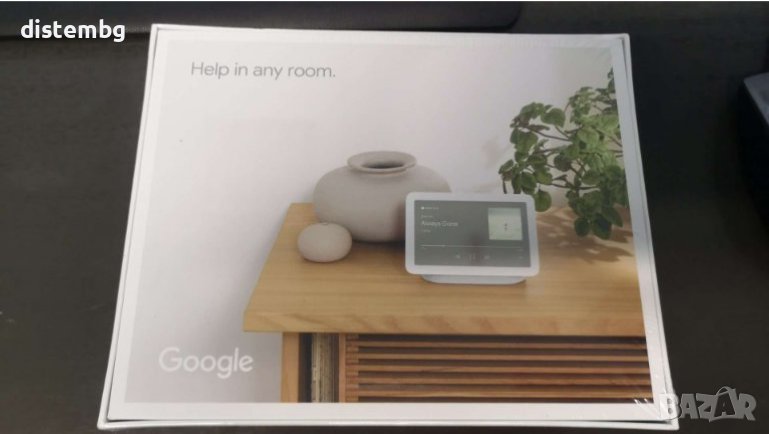 Смарт тонколона Google Nest Hub (2nd Gen), 7" touchscreen, Wi-Fi, Bluetooth, 3 микрофона,, снимка 1