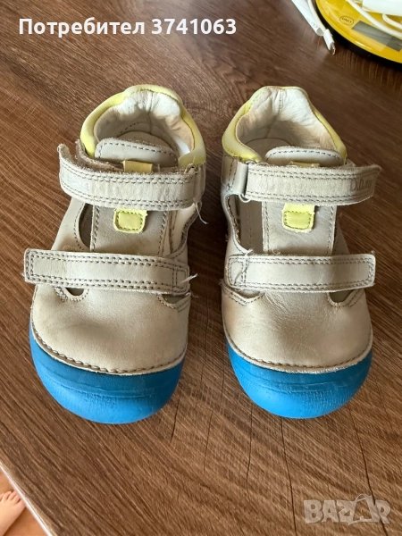 Детски кожени боси обувки DD step, снимка 1