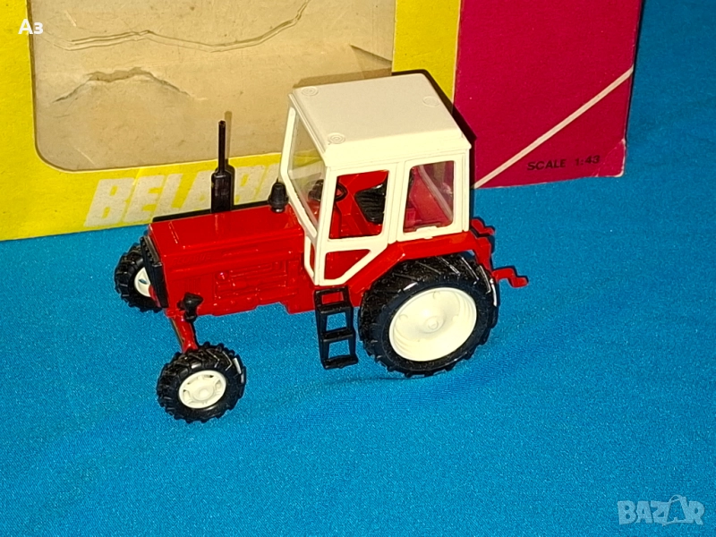 Руски метален модел на трактор Баларус в мащаб 1:43 Made in USSR, снимка 1