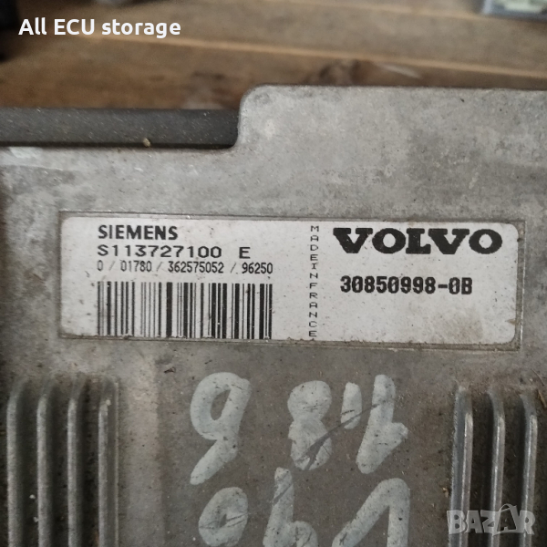 Компютър двигател за Volvo S40 I Sedan , S113727100 E, снимка 1