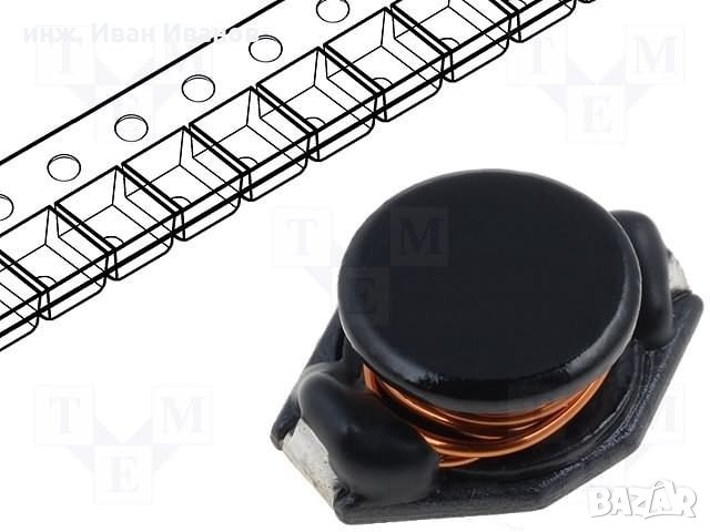 Дросел SMD тип DBS135NP-102К, 1.0mH, 3.0ohm, 360mA , 10%, снимка 1