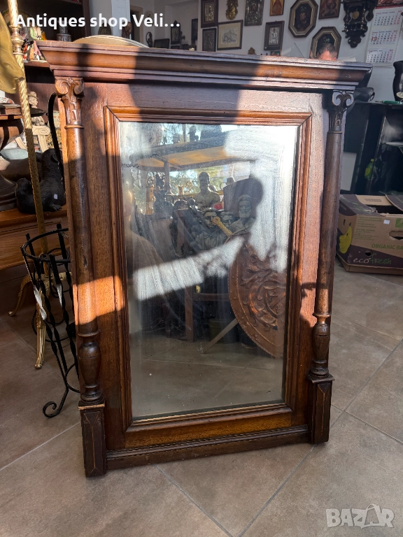 Старо огледало за стена  №7742, снимка 1