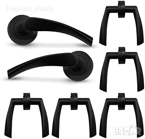 Нова Вътрешна алуминиева дръжка на врата спалня баня без долен пръстен, снимка 1