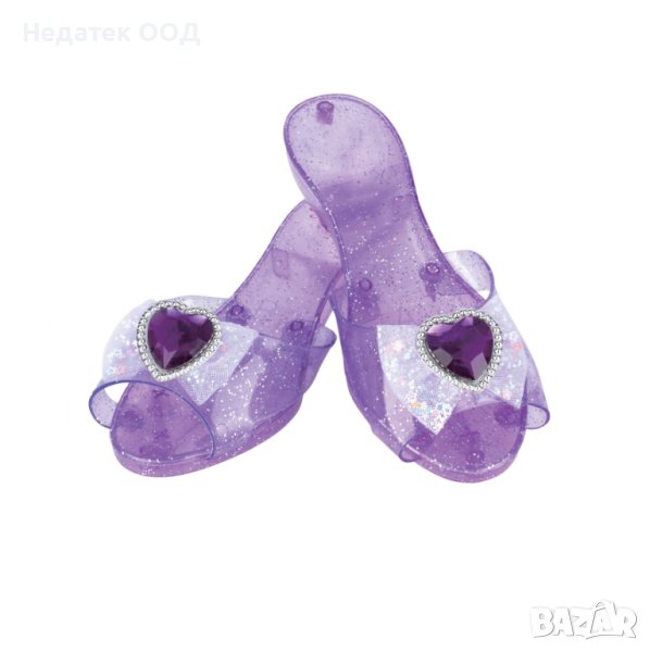 Лилави пантофи, за принцеси, 6-8 год., снимка 1