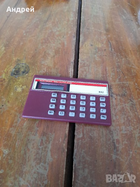 Стар електронен мини калкулатор, снимка 1