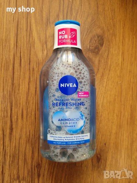 Нова!Мицеларна вода за премахване на грим и почистване Nivea 5в1, снимка 1