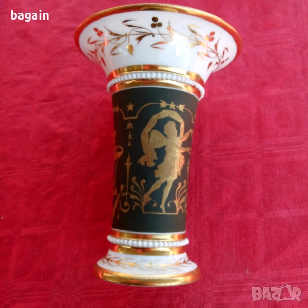 Ампир, порцелан, ваза., снимка 1