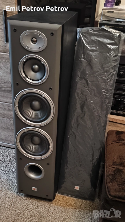 ⭐⭐⭐ JBL Northridge E80 Мощни 3-лентови тонколони (Black Ash) – Като нови!, снимка 1