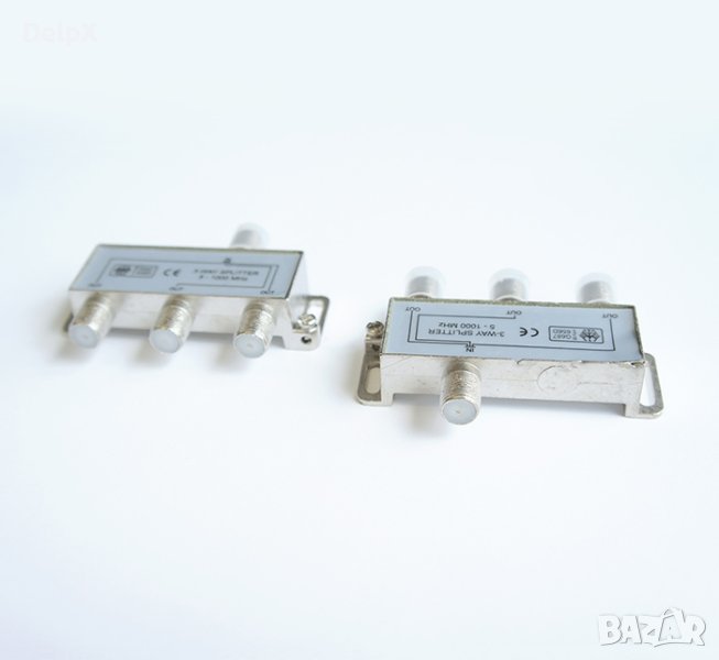 Сплитер кабелен 5-1000MHz 1вход/3изхода, снимка 1