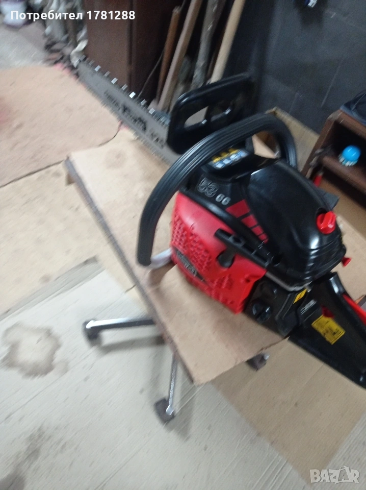 Бензинова резачка за дърва 5 3 куб нова., снимка 1