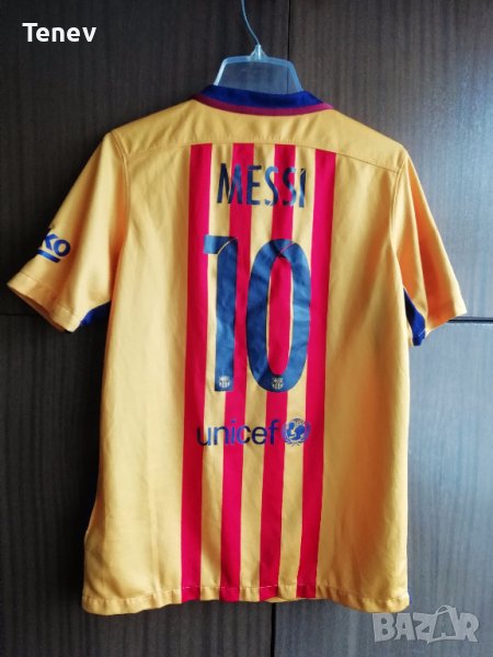 Barcelona Lionel Messi Nike оригинална тениска фланелка Барселона Меси 2015/2016 Away, снимка 1