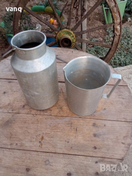 Гюм за мляко -аломиниев и кана, снимка 1