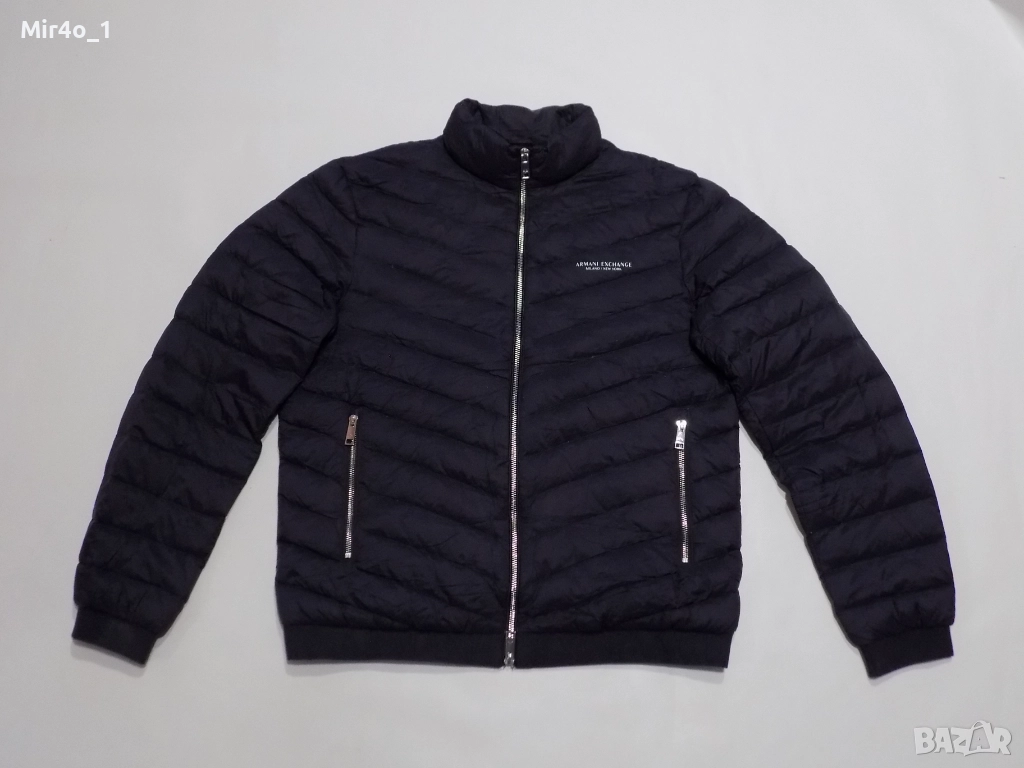 пухено яке armani exchange пухенка горнище суичър худи блуза фанела елек мъжко оригинално M, снимка 1
