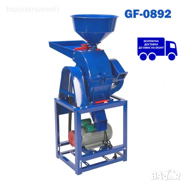 Фуражомелка чукова, 2800W, 36 чука, GF-0892, 600 кг/час., снимка 1