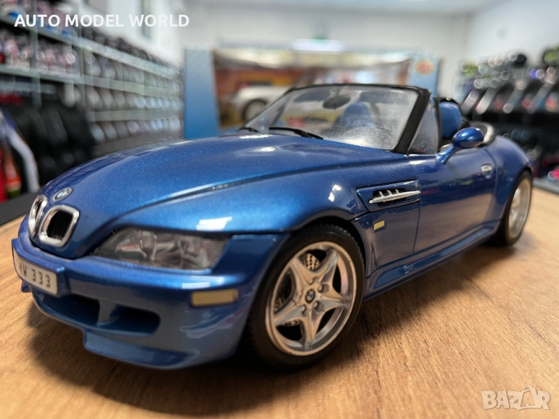 Чисто нов BBURAGO метален колекционерски модел количка BMW Z3 M CABRIO, снимка 1