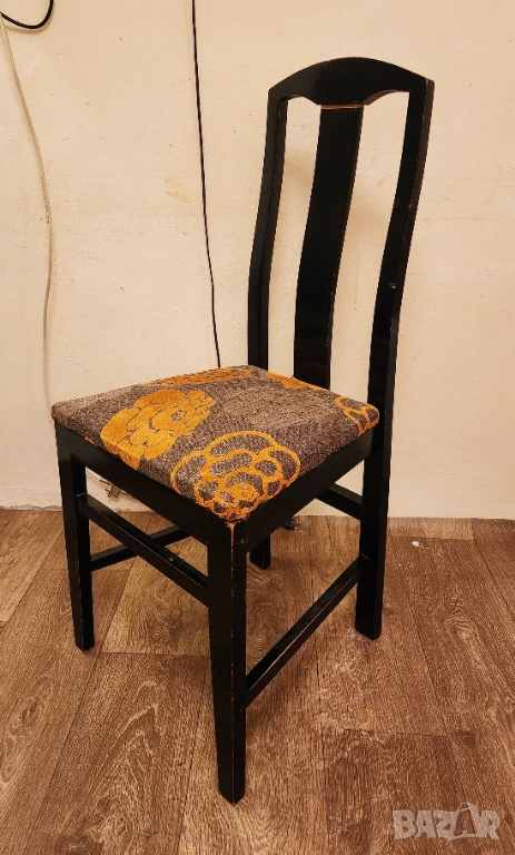 Дървен трапезен стол, снимка 1