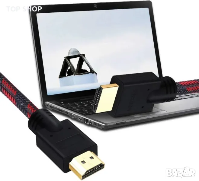 Shuliancable HDMI кабел, съвместим с висока скорост с Ethernet ARC 3D Ultra HD 15м, снимка 1