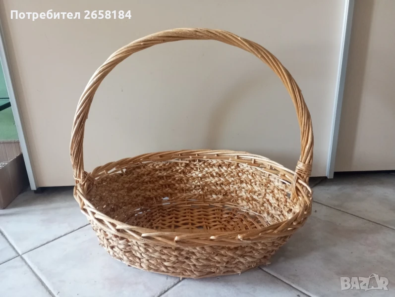Голяма овална кошница, снимка 1