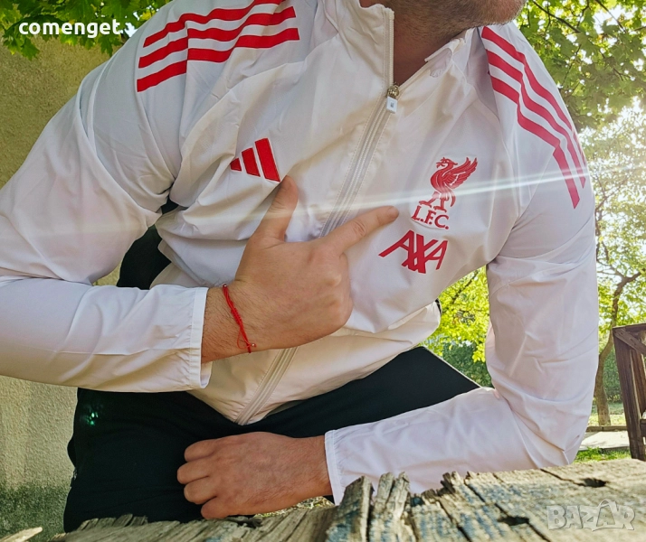МОДЕЛ 2025! ЛИВЪРПУЛ Adidas / LIVERPOOL спортно яке Адидас, тип ветровка., снимка 1