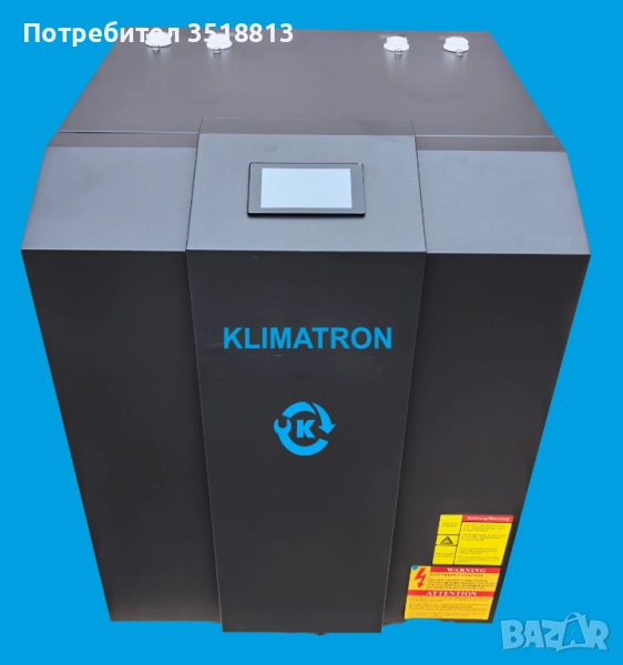 11, 14, 22,45 Kw. Високо Темп. Инверторна термопомпа Вода - Вода, KLIMATRON R32 / R290 с Монтаж, снимка 1
