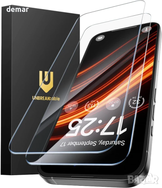 UNBREAKcable Протектор за екран с антирефлексно покритие за iPhone 16 Pro Max [2 броя], снимка 1