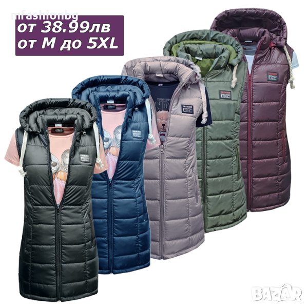 Дамски елеци средна дължина от М до 5XL, снимка 1