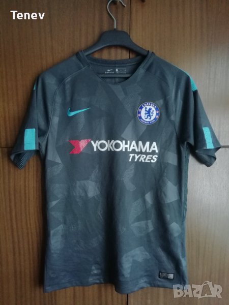 Chelsea Nike рядка оригинална футболна тениска фланелка трети екип 2017/2018 Челси , снимка 1