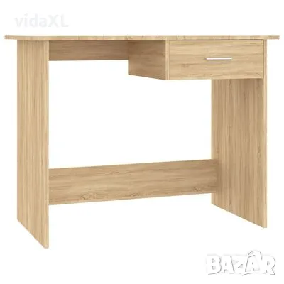 vidaXL Бюро, дъб сонома, 100x50x76 см, ПДЧ(SKU:800552), снимка 1