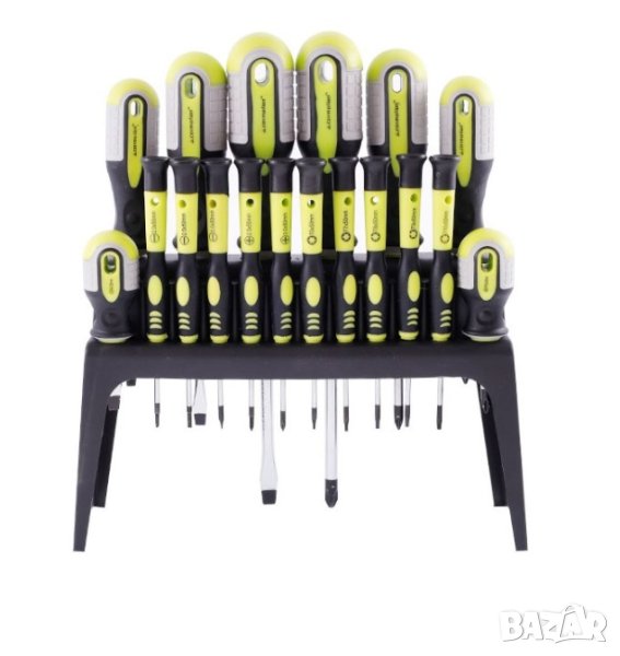 Комплект магнитни отвертки 18 броя автомобил автосервиз работилница кола джип, снимка 1