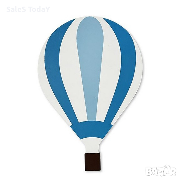 ДЕтска нощна лампа Балон, дърво, LED, Ø15.5x23см, снимка 1