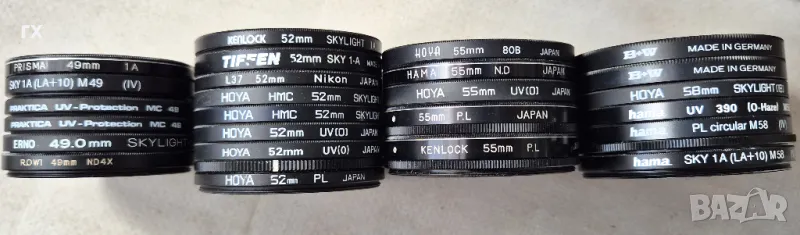 Фото филтри UV CPL , сенници, снимка 1