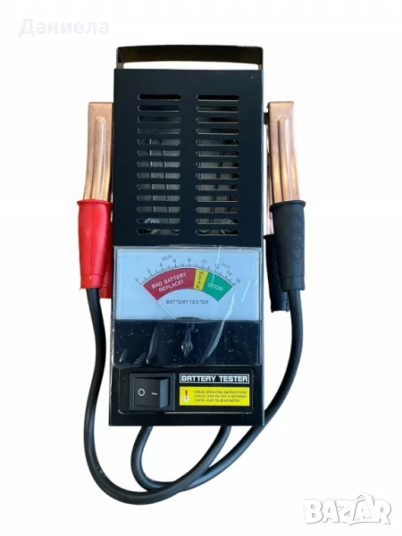 Тестер за акумулатори аналогов, 6 V / 12 V 200 -1000 A, 3058, снимка 1