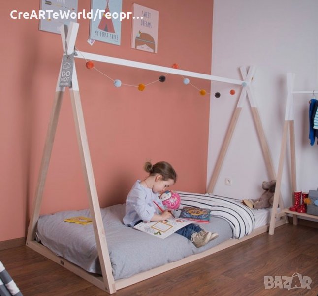 Легло тип типи по метода монтесори, снимка 1