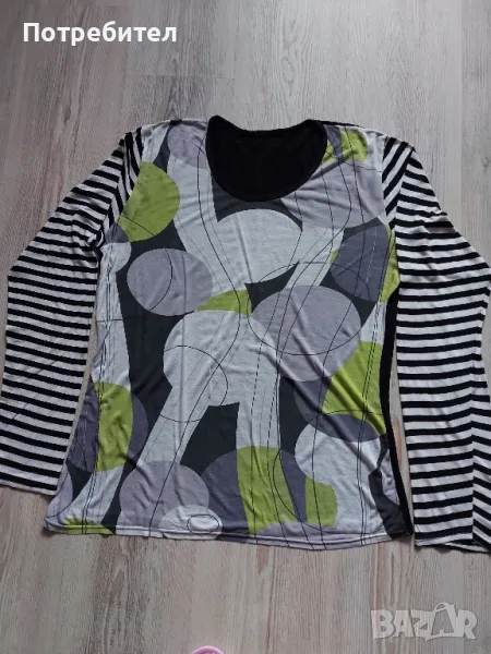 Дамска блуза с дълъг ръкав ХL-2XL, снимка 1