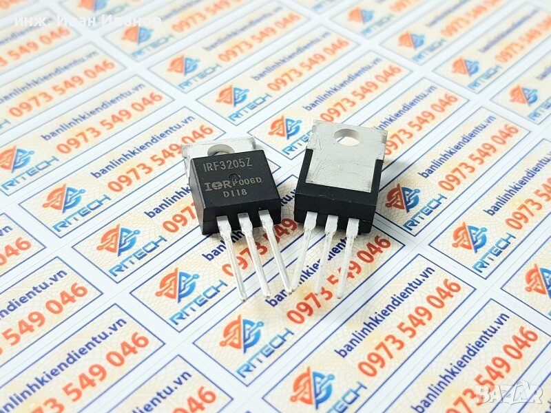IRF 3205 и IRF3205Z n-MOSFET Vdss=55V, Id=75A, Rds=0.0049Ohm, Pd=170W, снимка 1
