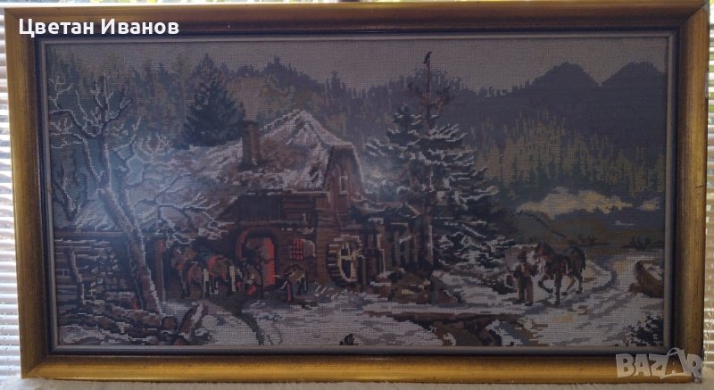 Голям гоблен с размери 110/60, снимка 1